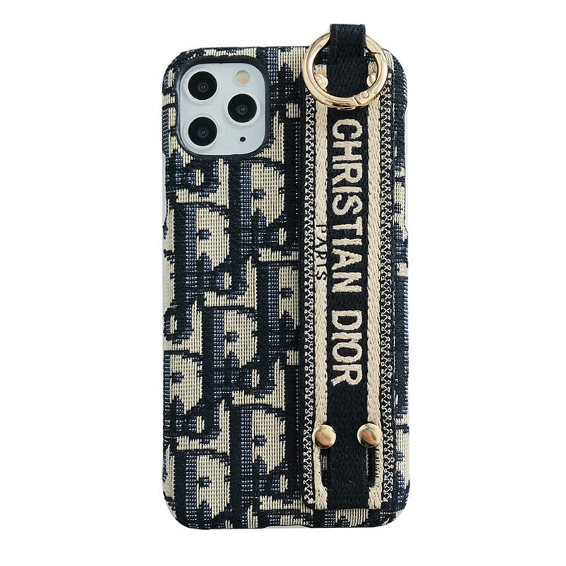 Capa para iPhone com pulseira clássica da moda