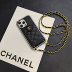 Elegáns Crossbody bőr iPhone tok