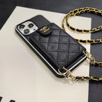 Elegáns Crossbody bőr iPhone tok