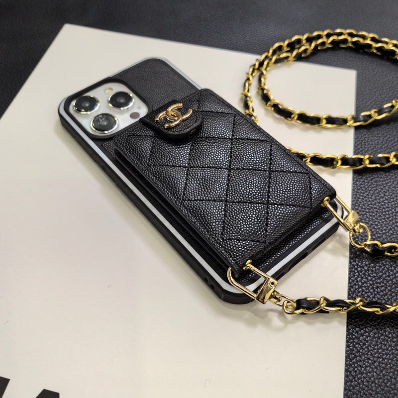 Elegáns Crossbody bőr iPhone tok