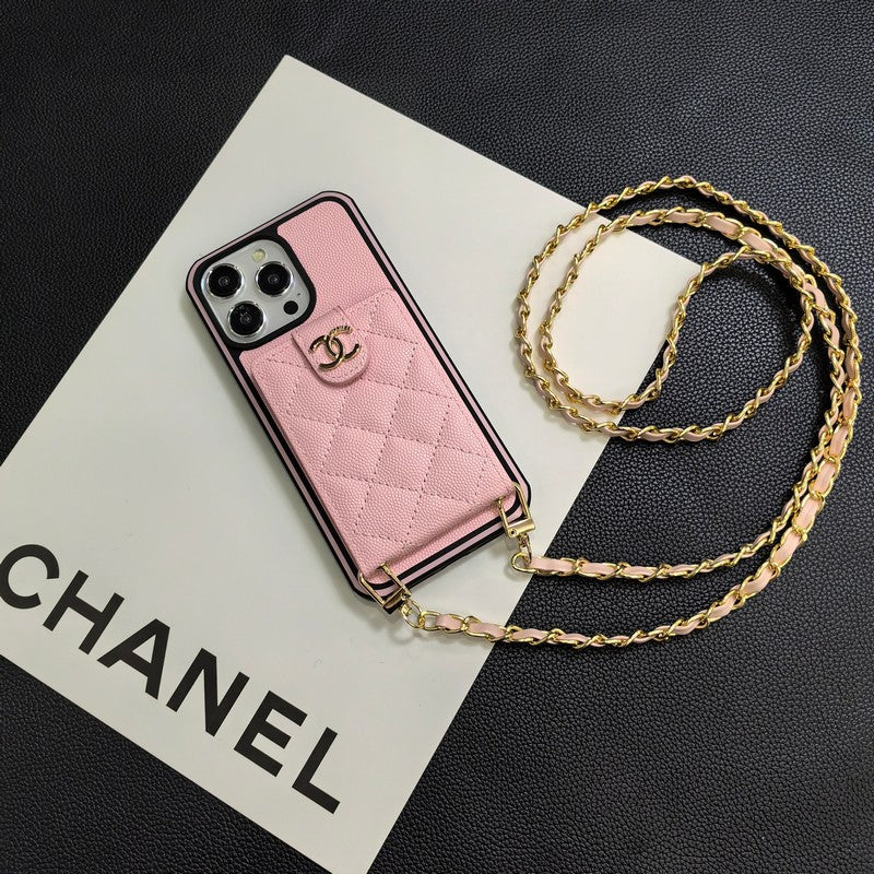 Elegáns Crossbody bőr iPhone tok