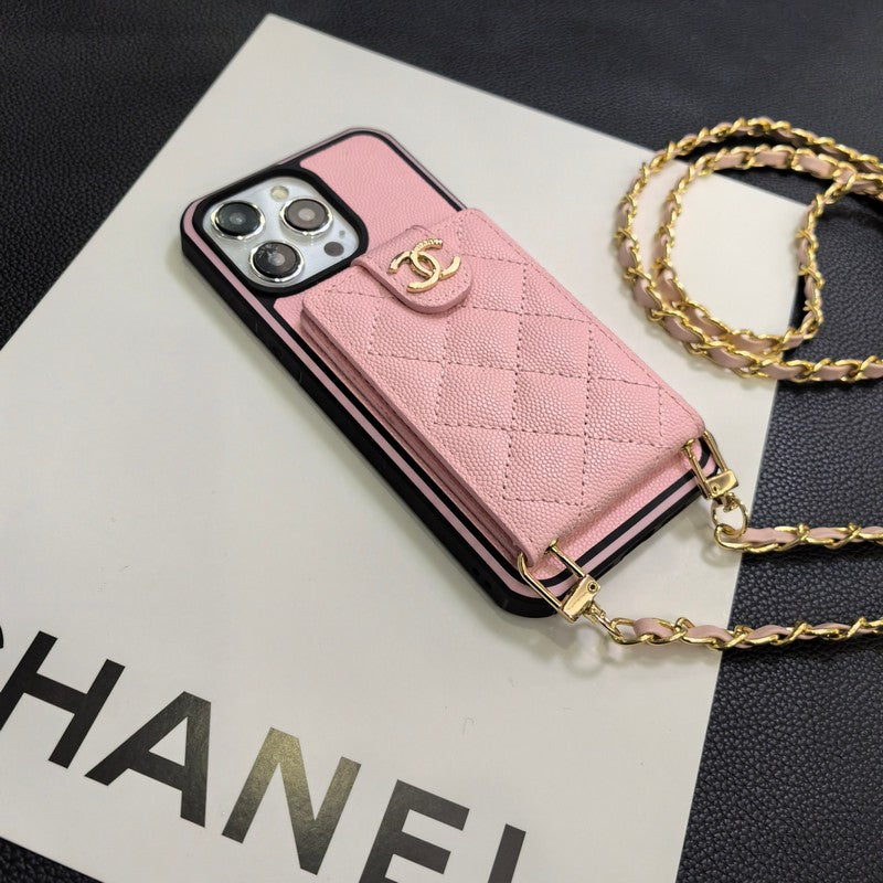 Elegáns Crossbody bőr iPhone tok