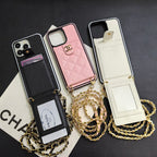 Elegáns Crossbody bőr iPhone tok