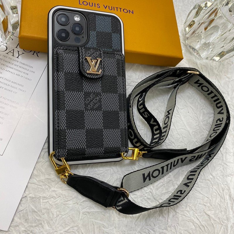 Θήκη iPhone με αλυσίδα για κάρτες πολυτελείας