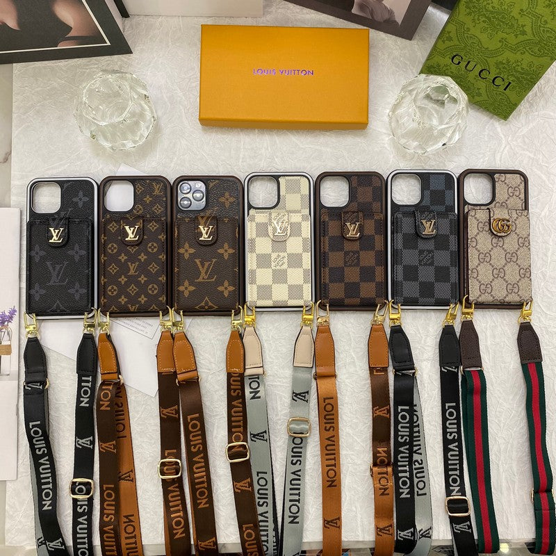 Θήκη iPhone με αλυσίδα για κάρτες πολυτελείας