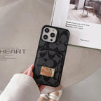 Étui pour iPhone en cuir pour sac à cartes classique