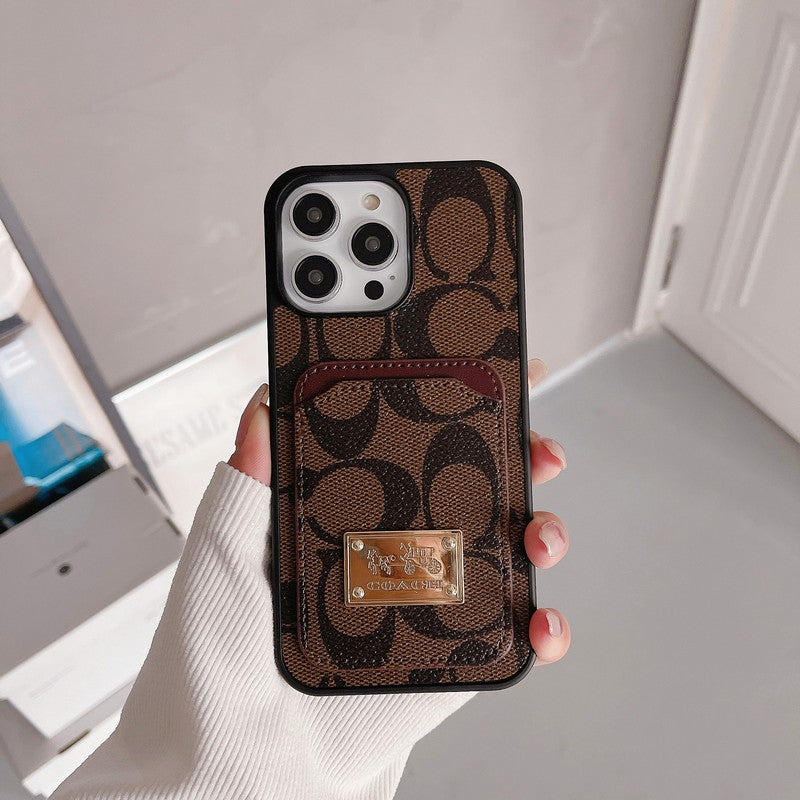 Δερμάτινη θήκη για iPhone Classic Card Bag