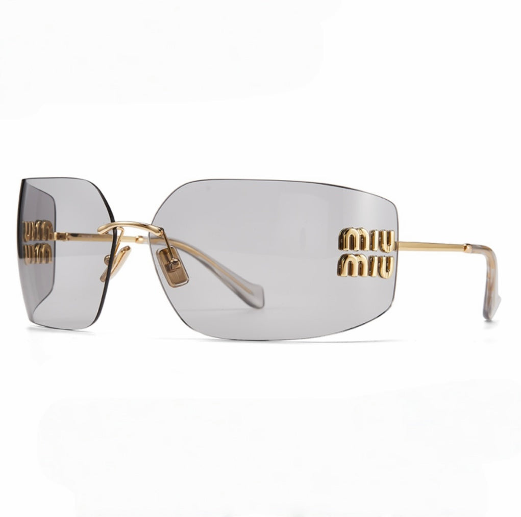 Fashionable frameless sunglasses