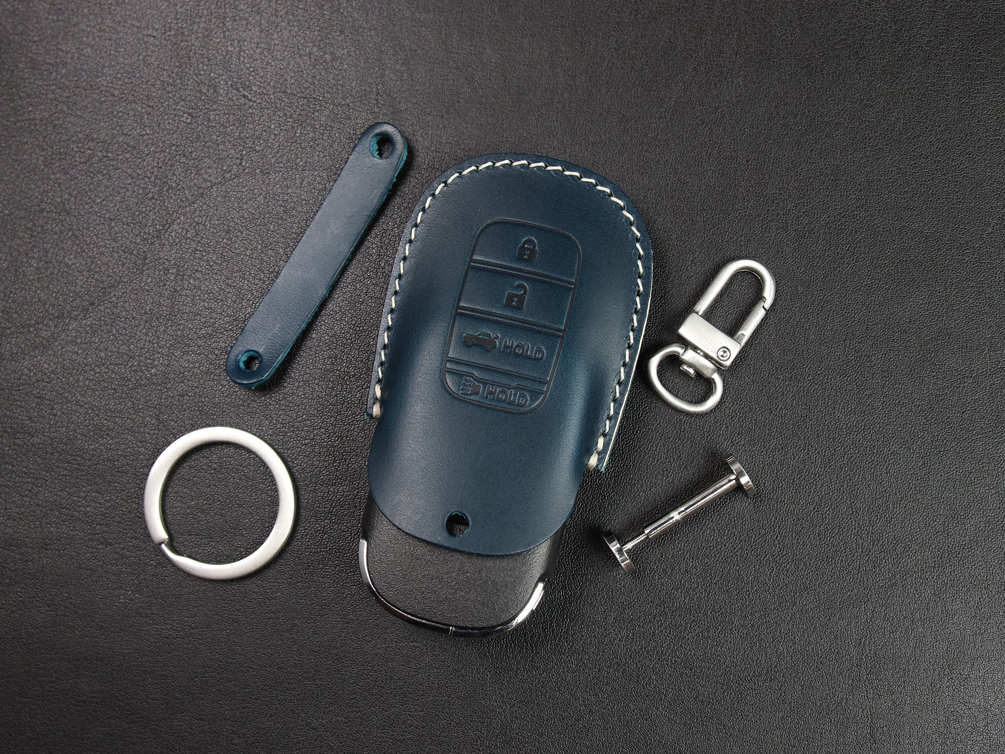 Leather car key Case for Honda [2-4/5/7] Key Fob