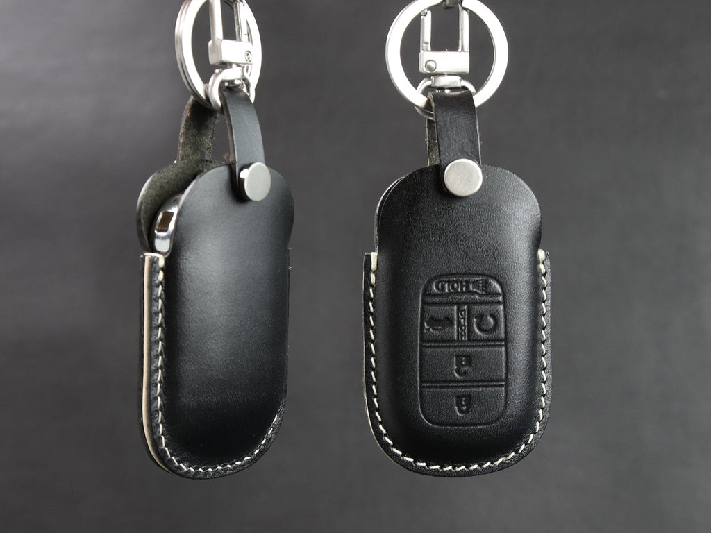 Leather car key Case for Honda [2-4/5/7] Key Fob