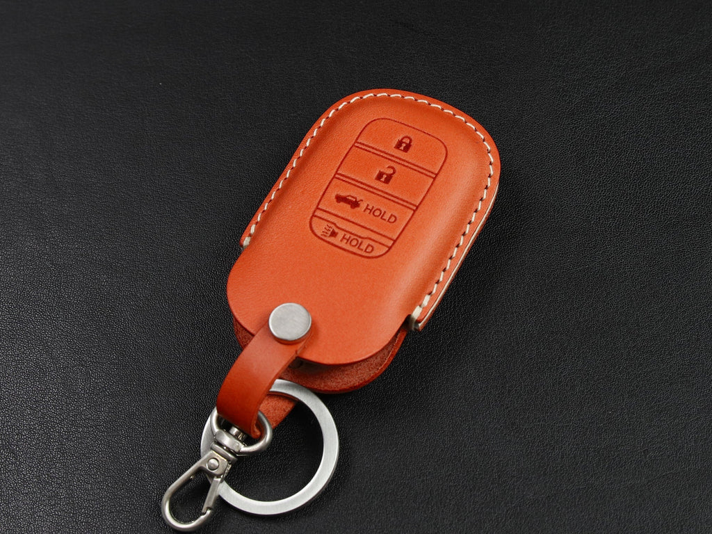 Leather car key Case for Honda [2-4/5/7] Key Fob