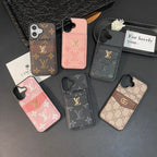 Luxuriöse iPhone-Hülle mit Kartenetui in klassischer Farbe