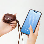 Premium Genuine Leather AirPods Case With Free Leather Lanyard