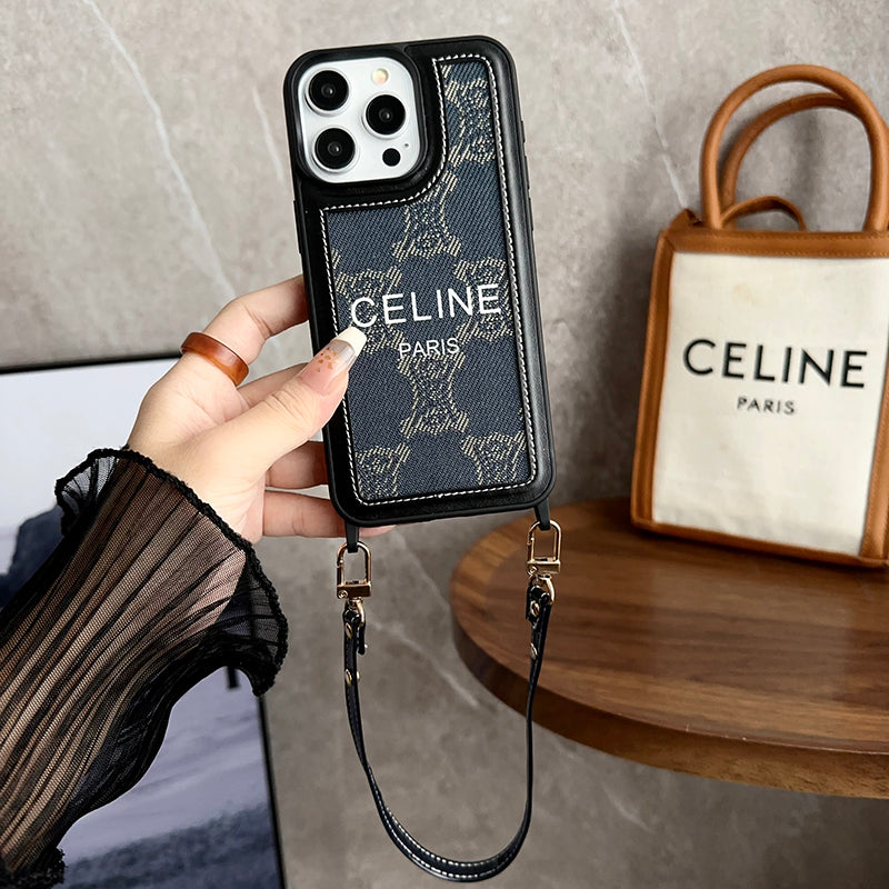 時尚手提皮革 16 iPhone 手機殼