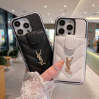 Δερμάτινη θήκη για iPhone σε χρώμα Saint Card