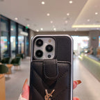 Δερμάτινη θήκη για iPhone σε χρώμα Saint Card