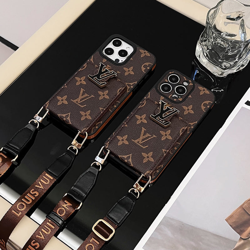 Θήκη iPhone με αλυσίδα για κάρτες πολυτελείας