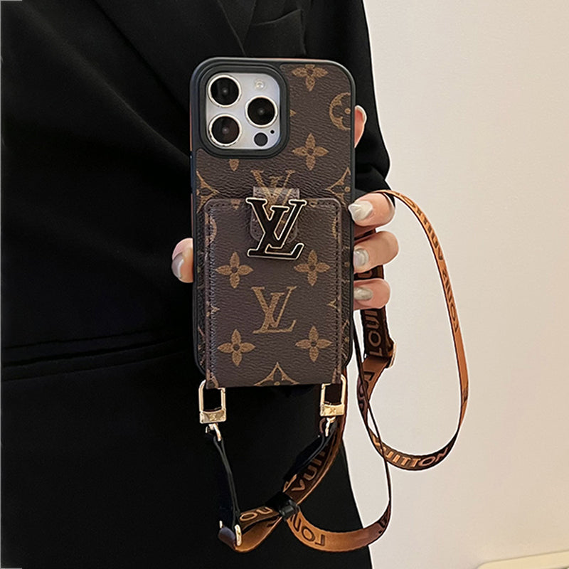 Θήκη iPhone με αλυσίδα για κάρτες πολυτελείας