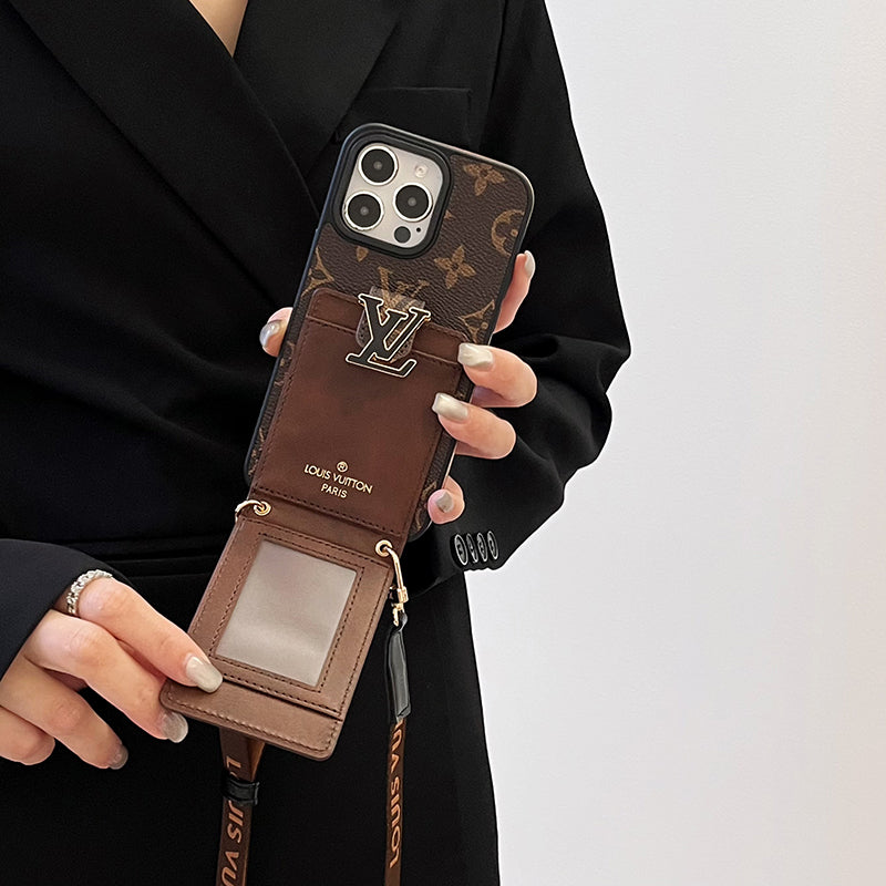 Θήκη iPhone με αλυσίδα για κάρτες πολυτελείας
