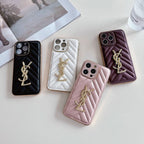 Étui pour iPhone en cuir Saint Color