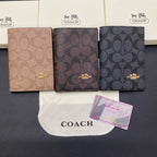 CO Classic Leather Passport Holder – Elegant Travel Organizer