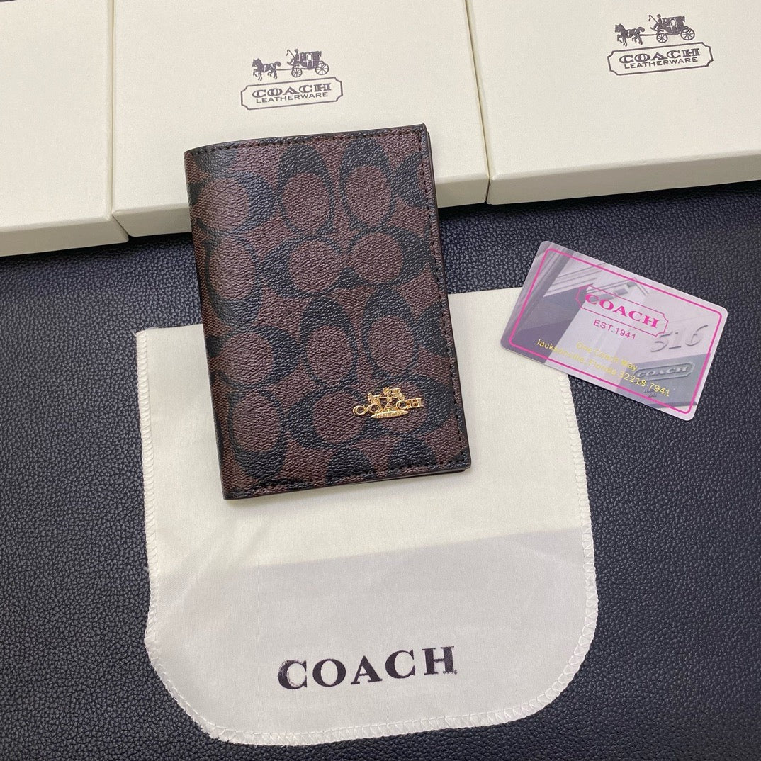 CO Classic Leather Passport Holder – Elegant Travel Organizer
