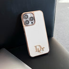 Fashion Diamond Logo Rose Gold iPhone Case
