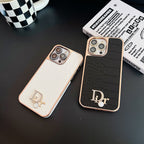 Fashion Diamond Logo Rose Gold iPhone Case