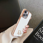 Fashion Diamond Logo Rose Gold iPhone Case