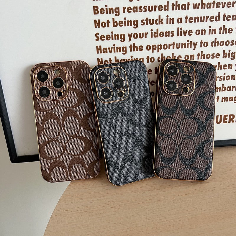 Klassiskt läderfodral för iPhone