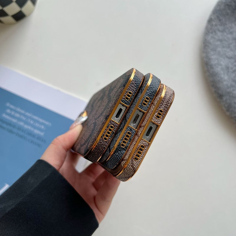 Klassiskt läderfodral för iPhone
