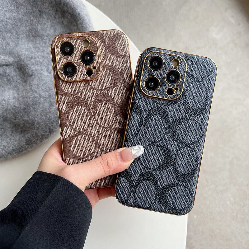 Klassiskt läderfodral för iPhone