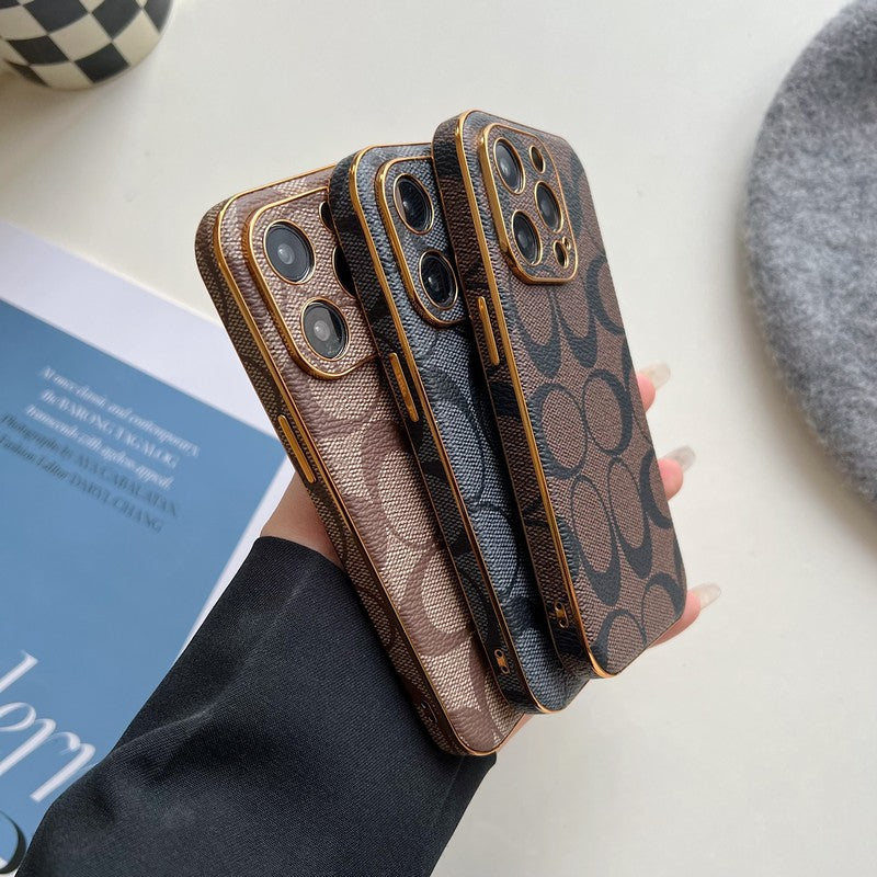 Klassiskt läderfodral för iPhone