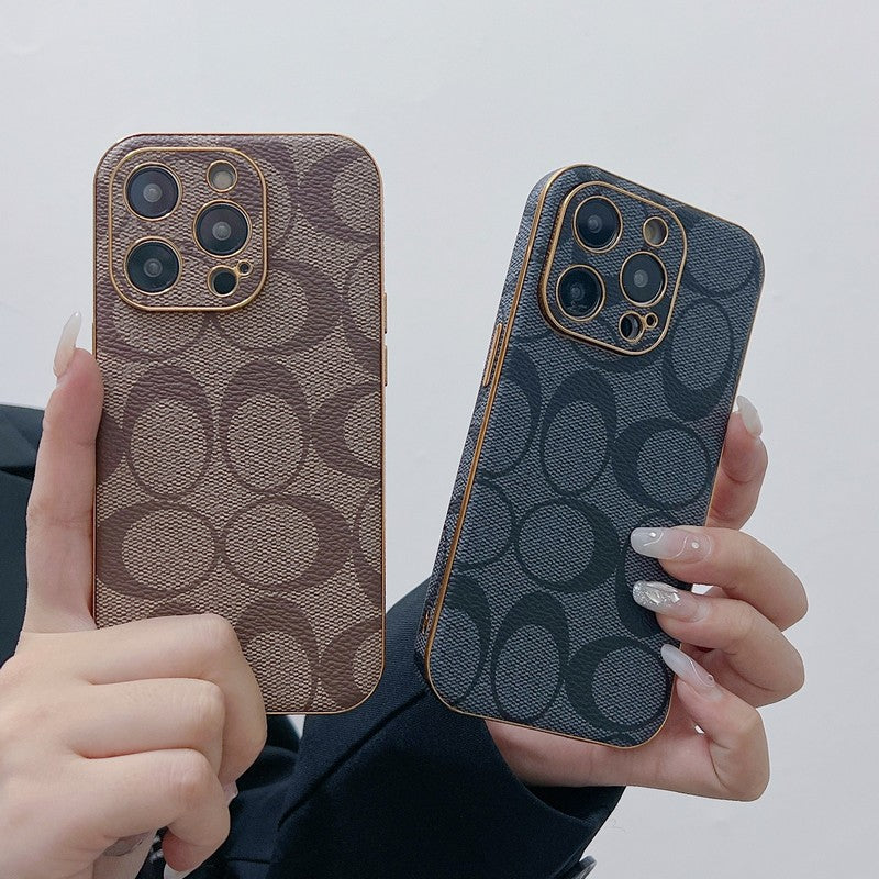 Klassiskt läderfodral för iPhone