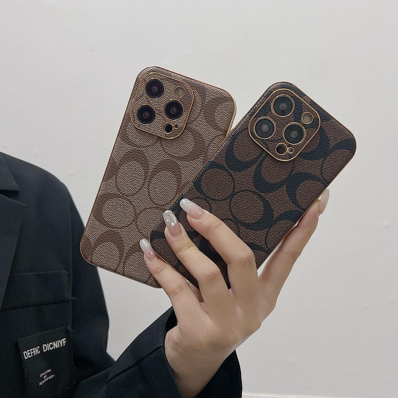 Klassiskt läderfodral för iPhone