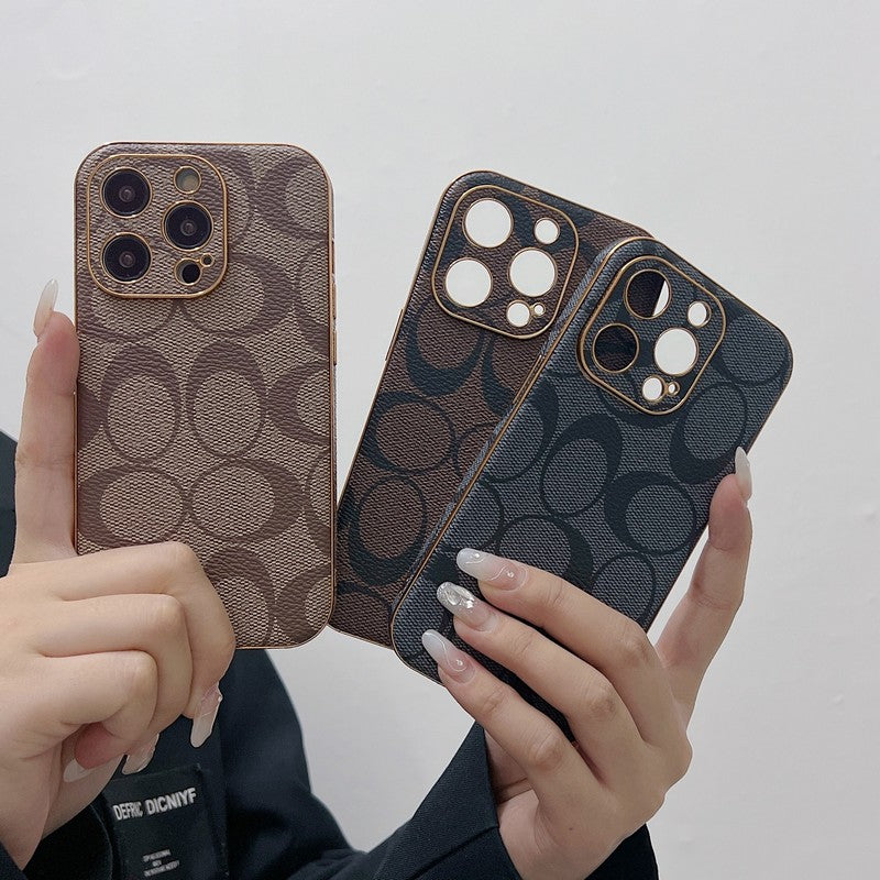 Klassiskt läderfodral för iPhone
