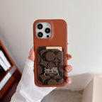 Кожаный чехол для iPhone Classic Card Bag