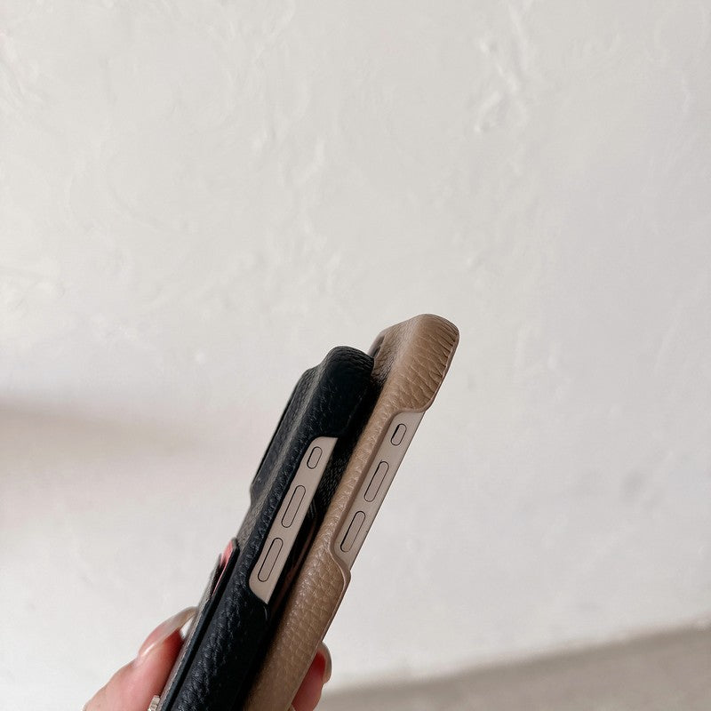Кожаный чехол для iPhone Classic Card Bag
