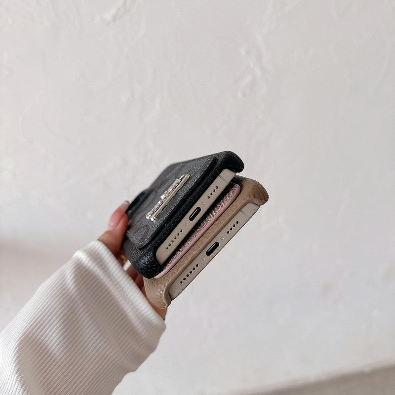 Кожаный чехол для iPhone Classic Card Bag