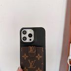Luxuriöse iPhone-Hülle mit Kartentasche und Kette