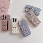 Δερμάτινη θήκη για iPhone σε χρώμα Saint Card
