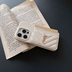 Δερμάτινη θήκη για iPhone σε χρώμα Saint Card