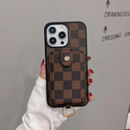 Luxuriöse iPhone-Hülle mit Kartenetui in klassischer Farbe