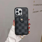 Luxuriöse iPhone-Hülle mit Kartenetui in klassischer Farbe
