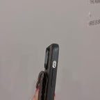 Luxuriöse iPhone-Hülle mit Kartenetui in klassischer Farbe