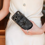 New Classic Luxury Card Holder iPhone Case with Crossbody Strap