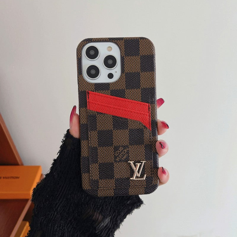 Luxe kaarttas Klassiek iPhone-hoesje