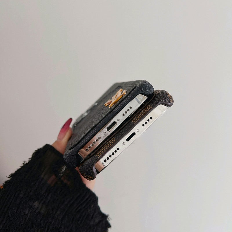 Luxe kaarttas Klassiek iPhone-hoesje