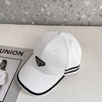 Fashion Triangle Logo Baseball Cap | Luxury Designer Cotton Hat