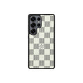 Estuche a cuadros en color marfil | Samsung